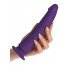 Fallo Realistico in Puro Silicone colore Viola 20 x 3,5 cm. - 7