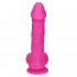 Fallo Realistico Morbido e Flessibile Real Safe Berry in Puro Silicone Rosa 23,4 x 4,8 cm. - 5