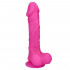 Fallo Realistico Morbido e Flessibile Real Safe Berry in Puro Silicone Rosa 23,4 x 4,8 cm. - 3