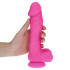 Fallo Realistico Morbido e Flessibile Real Safe Berry in Puro Silicone Rosa 23,4 x 4,8 cm. - 1