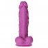 Fallo Realistico Morbido e Flessibile Real Safe Big Arm in Puro Silicone Viola 27,5 x 6 cm. - 4