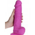 Fallo Realistico Morbido e Flessibile Real Safe Big Arm in Puro Silicone Viola 27,5 x 6 cm. - 0