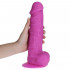 Fallo Realistico Morbido e Flessibile Real Safe Big Arm in Puro Silicone Viola 27,5 x 6 cm. - 1