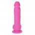 Fallo Realistico Morbido e Flessibile in Puro Silicone Rosa 21 X 4,3 cm. - 5