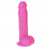 Fallo Realistico Morbido e Flessibile in Puro Silicone Rosa 21 X 4,3 cm. - 3