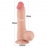 Dildo Realistico Lovetoy Dual Sensity con Pelle Scorrevole e Ventosa 17 x 3,8 cm. - 3