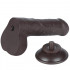 Dildo Realistico Lovetoy Dual Sensity con Pelle Scorrevole e Ventosa Nero 16 x 3,5 cm. - 8
