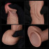 Fallo Willy con Pelle Scorrevole e Ventosa Marrone 22,5 x 4,3 cm - 13