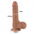 Fallo Jessy con Pelle Scorrevole e Ventosa Marrone 18,5 x 3,7 cm - 6