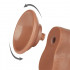 Fallo Dario con Pelle Scorrevole e Ventosa Marrone 18 x 4 cm - 2