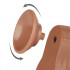 Fallo Lucio con Pelle Scorrevole e Ventosa Marrone 21 x 4,3 cm - 3