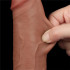 Fallo Lucio con Pelle Scorrevole e Ventosa Marrone 21 x 4,3 cm - 6