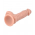 Fallo realistico Dual Density con Ventosa e Testicoli R23 19 x 3,6 cm - 1