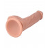 Fallo realistico Doppia Pelle con Ventosa e Testicoli R28 14 x 3,7 cm - 1