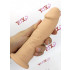 Fallo realistico Dual Density Termo Reattivo mulatto 19 x 4,8 cm. - 8