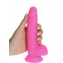 Fallo Realistico Morbido e Flessibile Puro Silicone Rosa 19 x 3,7 cm. - 1