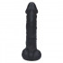 Fallo Realistico Morbido e Flessibile Real Safe Berry in Puro Silicone Nero 23,4 x 4,8 cm. - 6
