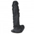 Fallo Realistico Morbido e Flessibile in Puro Silicone Nero 27,5 x 6 cm. - 2