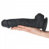Fallo Realistico Morbido e Flessibile in Puro Silicone Nero 27,5 x 6 cm. - 1