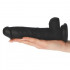 Fallo Realistico Morbido e Flessibile Real Safe Brush in Puro Silicone Nero 21 x 4,3 cm. - 3
