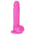 Fallo Realistico Morbido e Flessibile Puro Silicone Rosa 19 x 3,7 cm. - 3