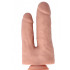 Dildo Realistico Doppio per Doppia Penetrazione in Silicone - 0
