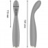 Vibratore Punto G in Silicone Flessibile 19 x 2,3 cm. Nero Ricaricabile - 5