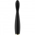Vibratore Punto G in Silicone Flessibile 19 x 2,3 cm. Nero Ricaricabile - 3