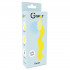 Vibratore Punto G Gavyn in Silicone Flessibile 20 x 3 cm. Giallo Ricaricabile - 4