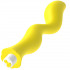 Vibratore Punto G Gavyn in Silicone Flessibile 20 x 3 cm. Giallo Ricaricabile - 2