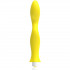 Vibratore Punto G Gavyn in Silicone Flessibile 20 x 3 cm. Giallo Ricaricabile - 3