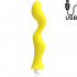 Vibratore Punto G Gavyn in Silicone Flessibile 20 x 3 cm. Giallo Ricaricabile - 1
