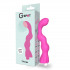 Vibratore Punto G George in Silicone Flessibile 20 x 3 cm. Rosa Ricaricabile - 4