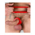 Sport Fucker Anello per Pene e Testicoli Elastico - Rosso - 2