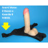 REAL HARNESS Imbracatura Strap-On con Fallo Realistico in Fleshy Feeling® 18 X 4 cm. - 3