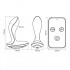 Stimolatore Anale Vibrante ed Elettro Shock Telecomandato Ricaricabile USB 11 x 3 cm - 2