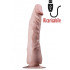 Vibratore Realistico Morbido e Flessibile 20 X 3,5 cm. - Ricaricabile USB - 1