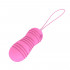 Ovetto Wireless Hiibo con Perle Rotanti in Silicone 8,7 x 3,4 Rosa Ricaricabile con USB - 1
