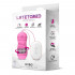 Ovetto Wireless Hiibo con Perle Rotanti in Silicone 8,7 x 3,4 Rosa Ricaricabile con USB - 2