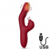Vibratore Riscaldante con Stimolazione Clitoridea 22 x 3,2 cm silenzioso - 0