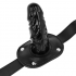 Bavaglio con Dildo Ohmama Fetish 10 cm Nero - 0