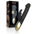 Vibratore Rabbit Rotante Nero Con Stimolatore Clitoride 22 x 3,2 cm - 5