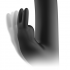 Vibratore Rabbit Rotante Nero Con Stimolatore Clitoride 22 x 3,2 cm - 3