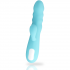 Vibratore Rabbit Mia Eiffel Rotante e con Stimolazione Clitoridea Turchese 21 x 3,5 cm USB - 2