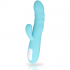Vibratore Rabbit Mia Eiffel Rotante e con Stimolazione Clitoridea Turchese 21 x 3,5 cm USB - 5