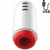 Masturbatore Maschile Vibrante con Compressione in Silicone Rocket Ricaricabile USB - 0