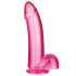 Fallo Realistico Liscio e Morbido Jelly Fucsia Rancher 15 X 3 cm. - 0