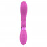 Vibratore Rabbit Jingle Fiesta in Silicone 20 x 3,5 cm. Rosa Ricaricabile - 1