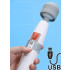 Revolutionary Wand - Massaggiatore in Silicone 26,4 x 5,4 cm. Grigio Ricaricabile USB - 1