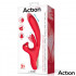Vibratore Rabbit con Effetto Spinta con Doppia Stimolazione Clitoridea 16,5 x 3 cm - 6